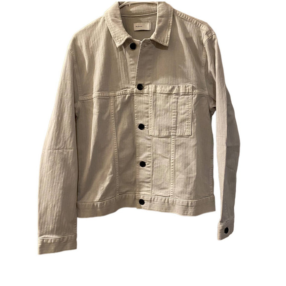 BLDWN Druid Cotton Blend Jacket in Light Grey sz XS - Picture 3 of 9